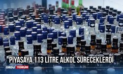 Piyasaya 113 litre alkol süreceklerdi