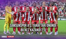 Samsunspor A.Ş. Taraftarı Önünde Bu Kez Kazandı 2-0