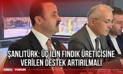 Şanlıtürk: Üç İlin Fındık Üreticisine Verilen Destek Artırılmalı