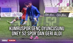 Kumruspor Genç Oyuncusunu Oney 52 Spor'dan Geri Aldı