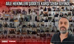 Aile Hekimleri Şiddete Karşı Siyah Giyindi