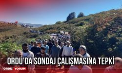 Ordu’da Sondaj Çalışmasına Tepki