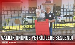 Valilik Önünde Yetkililere Seslendi