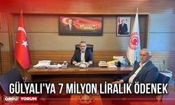 GÜLYALI'YA 7 MİLYON LİRALIK ÖDENEK