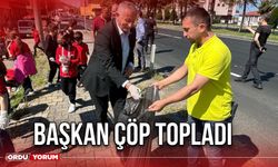 Başkan Çöp Topladı