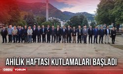 AHİLİK HAFTASI KUTLAMALARI BAŞLADI