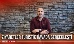 Ziyaretler turistik havada gerçekleşti