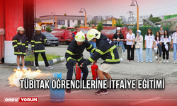 Tübitak Öğrencilerine İtfaiye Eğitimi