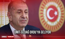 Ümit Özdağ Ordu'ya Geliyor