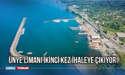 Ünye Limanı ikinci kez ihaleye çıkıyor