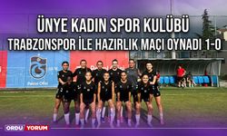 Ünye Kadın Spor Kulübü, Trabzonspor İle Hazırlık Maçı Oynadı 1-0