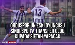 Orduspor'un Eski Oyuncusu Sinopspor'a Transfer Oldu, Kupada Siftah Yapacak