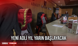 Yeni adli yıl yarın başlayacak