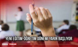 Yeni eğitim-öğretim dönemi yarın başlıyor