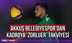 Akkuş Belediyespor’dan Kadroya ‘Zorluer’ Takviyesi