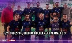 1921 Orduspor, Ordu'da Liderden Set Alamadı 0-3