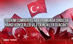 29 Ekim Cumhuriyet Bayramı'nda Ordu'da hangi konserler ve etkinlikler olacak?