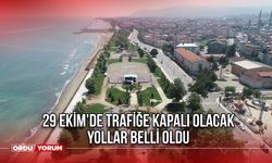 29 Ekim'de trafiğe kapalı olacak yollar belli oldu