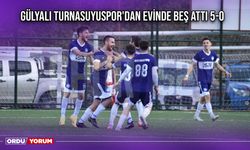 Gülyalı Turnasuyuspor'dan Evinde Beş Attı 5-0