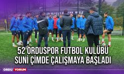 52 Orduspor Futbol Kulübü, Suni Çimde Çalışmaya Başladı