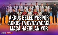 Akkuş Belediyespor, Akkuş'ta Oynayacağı Maça Hazırlanıyor