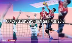 Akkuş Belediyespor'dan Zayıf Açılış 3-0