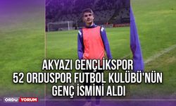 Akyazı Gençlikspor, 52 Orduspor Futbol Kulübü'nün Genç İsmini Aldı