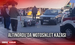 Altınordu'da Motosiklet Kazası