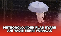 Meteoroloji'den Flaş Uyarı! Ani Yağış Şehri Vuracak