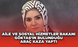 Aile ve Sosyal Hizmetler Bakanı Göktaş'ın bulunduğu araç kaza yaptı