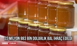 22 Milyon 883 Bin Dolarlık Bal İhraç Edildi