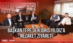 Başkan Tepe’den İdris Yıldız’a Nezaket Ziyareti