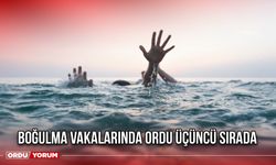 Boğulma Vakalarında Ordu Üçüncü Sırada