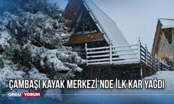 Çambaşı Kayak Merkezi'nde ilk kar yağdı