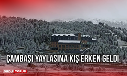 Çambaşı Yaylasına Kış Erken Geldi