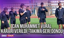 Can Muhammet Vural Kararı Verildi, Takıma Geri Döndü