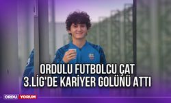 Ordulu Futbolcu Çat, 3.Lig'de Kariyer Golünü Attı