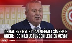 Cemal Enginyurt'tan Mehmet Şimşek'e Öneri: 100 Kilo Üstündekilere Ek Vergi!