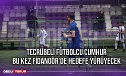 Tecrübeli Futbolcu Cumhur, Bu Kez Fidangör'de Hedefe Yürüyecek