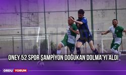 Oney 52 Spor Şampiyon Doğukan Dolma'yı Aldı