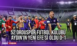 52 Orduspor Futbol Kulübü, Aydın'ın Yeni Efe'si Oldu 0-1