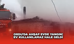 Ordu’da Ahşap Evde Yangın! Ev Kullanılamaz Hale Geldi