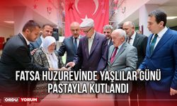 Fatsa Huzurevinde Yaşlılar Günü Pastayla Kutlandı