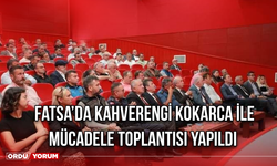 Fatsa’da Kahverengi Kokarca ile Mücadele Toplantısı Yapıldı