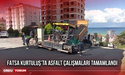 Fatsa Kurtuluş’ta Asfalt Çalışmaları Tamamlandı