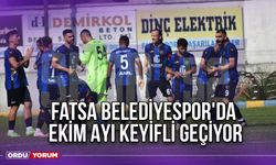 Fatsa Belediyespor'da Ekim Ayı Keyifli Geçiyor