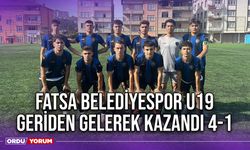 Fatsa Belediyespor U19, Geriden Gelerek Kazandı 4-1