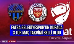 Fatsa Belediyespor'un Kupada 3.Tur Maç Takvimi Belli Oldu