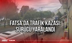 Fatsa'da Trafik Kazası: Sürücü Yaralandı