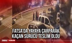 Fatsa’da Yayaya Çarparak Kaçan Sürücü Teslim Oldu